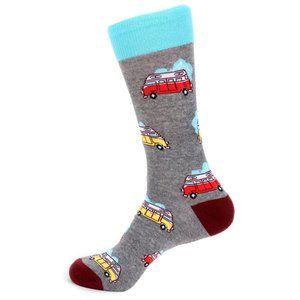 Men's Camping Car Novelty Socks